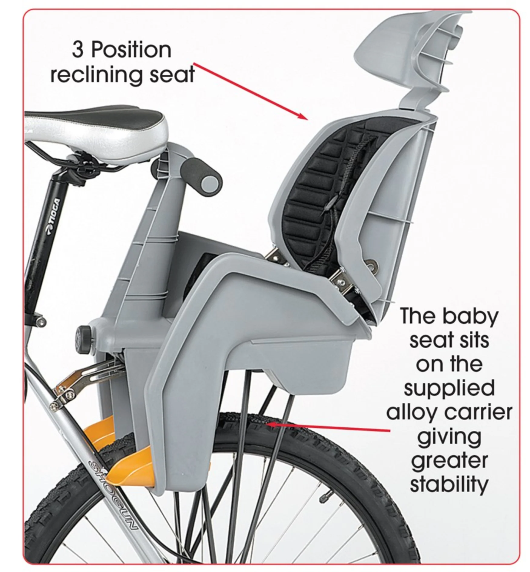 BETO BABY SEAT DELUXE W/DISC RACK - Image 2