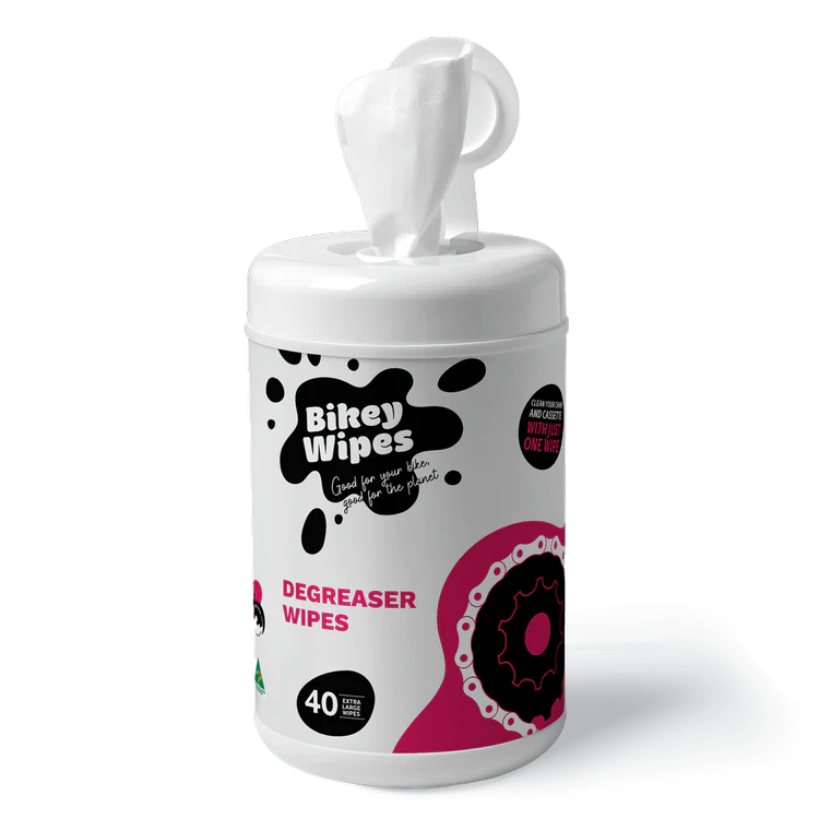 BIKEY WIPES - DEGREASER WIPES