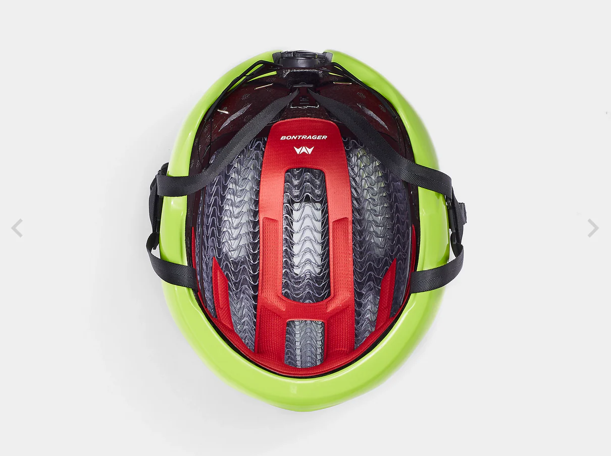 BONTRAGER CIRCUIT WAVECEL HELMET RADIOACTIVE YELLOW - Image 4