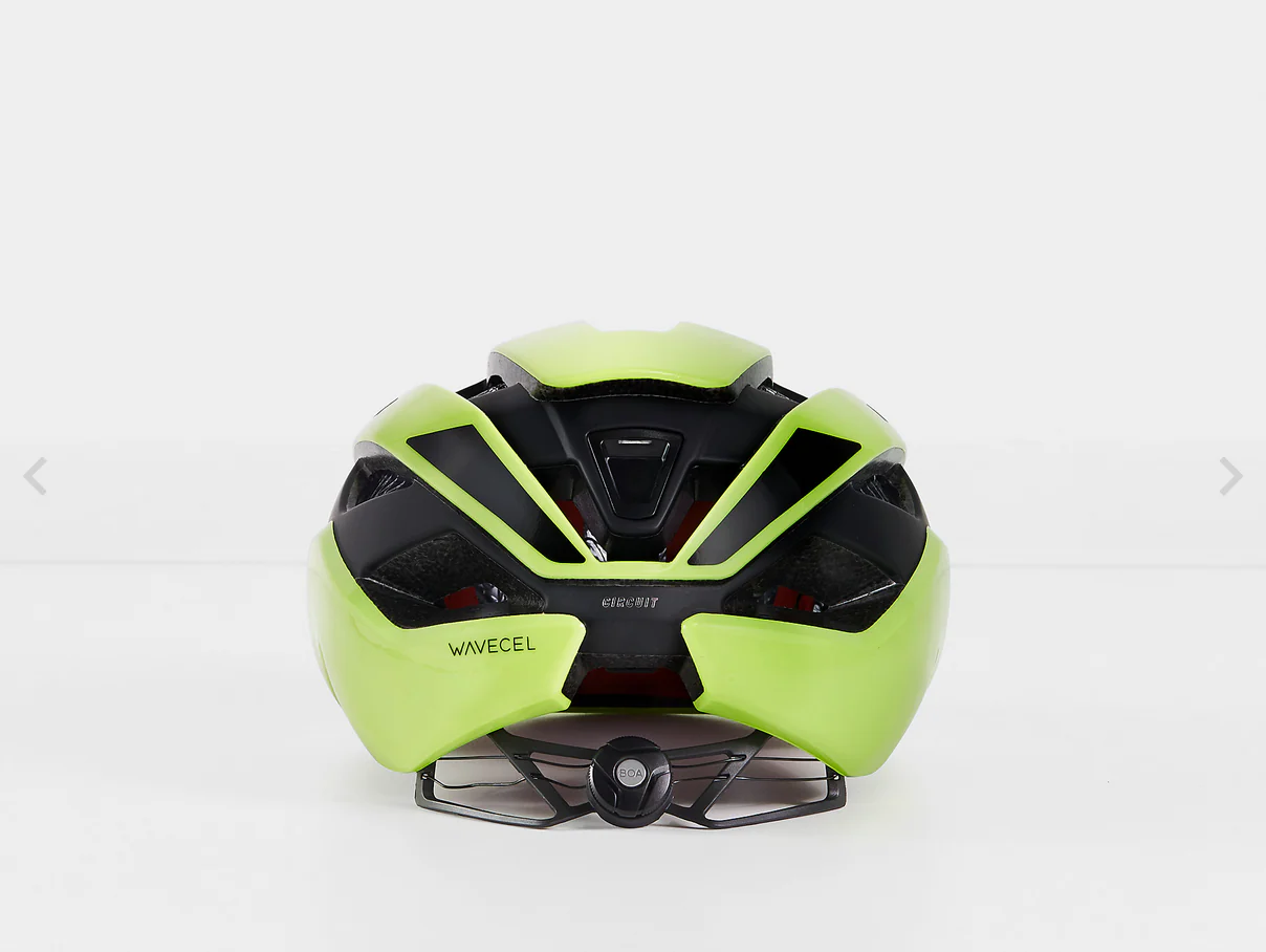 BONTRAGER CIRCUIT WAVECEL HELMET RADIOACTIVE YELLOW - Image 5