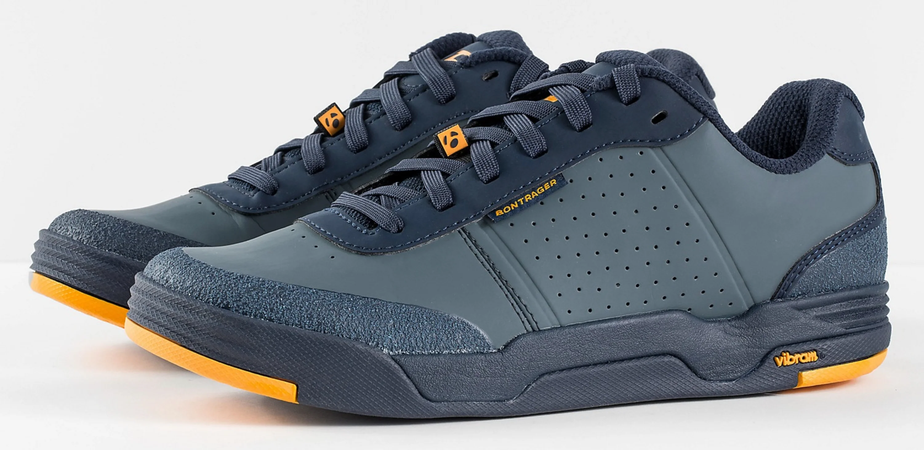 BONTRAGER FLATLINE MTB SHOE BATTLESHIP BLUE/MARIGOLD - Image 5