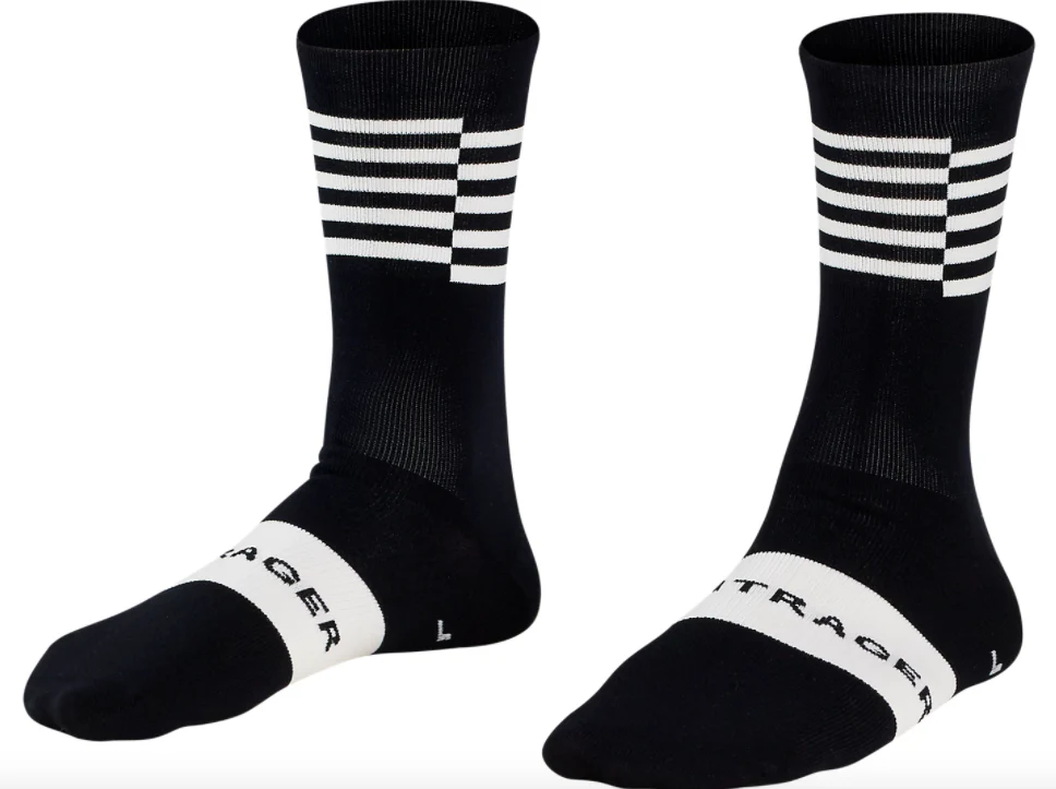 BONTRAGER RACE CREW CYCLING SOCK BLACK/WHITE
