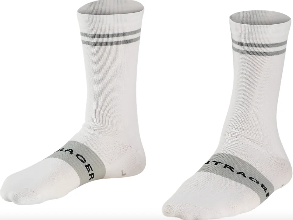 BONTRAGER RACE CREW CYCLING SOCK WHITE - XL