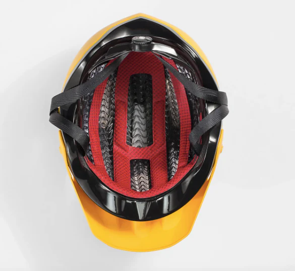 BONTRAGER RALLY WAVECEL HELMET MARIGOLD/BLACK - MEDIUM - Image 2