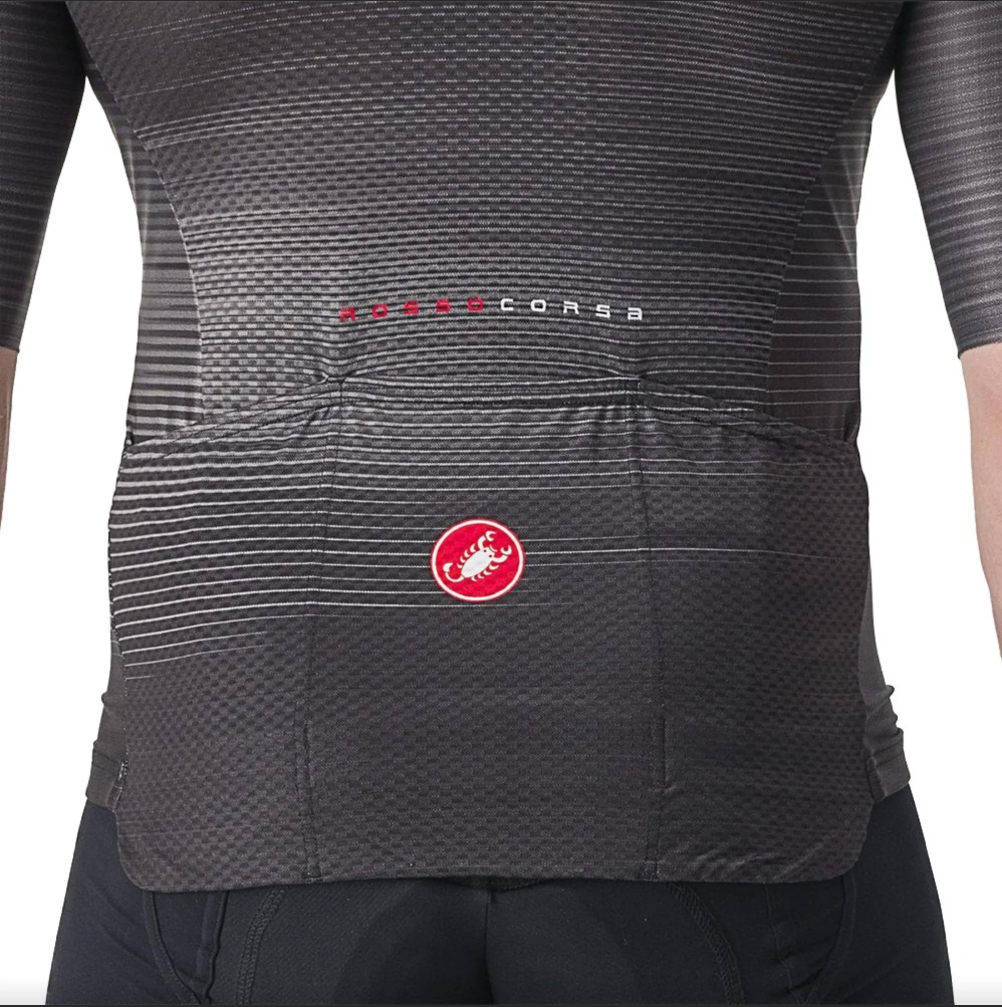 CASTELLI AERO RACE 6.0 JERSEY LIGHT BLACK - Image 3