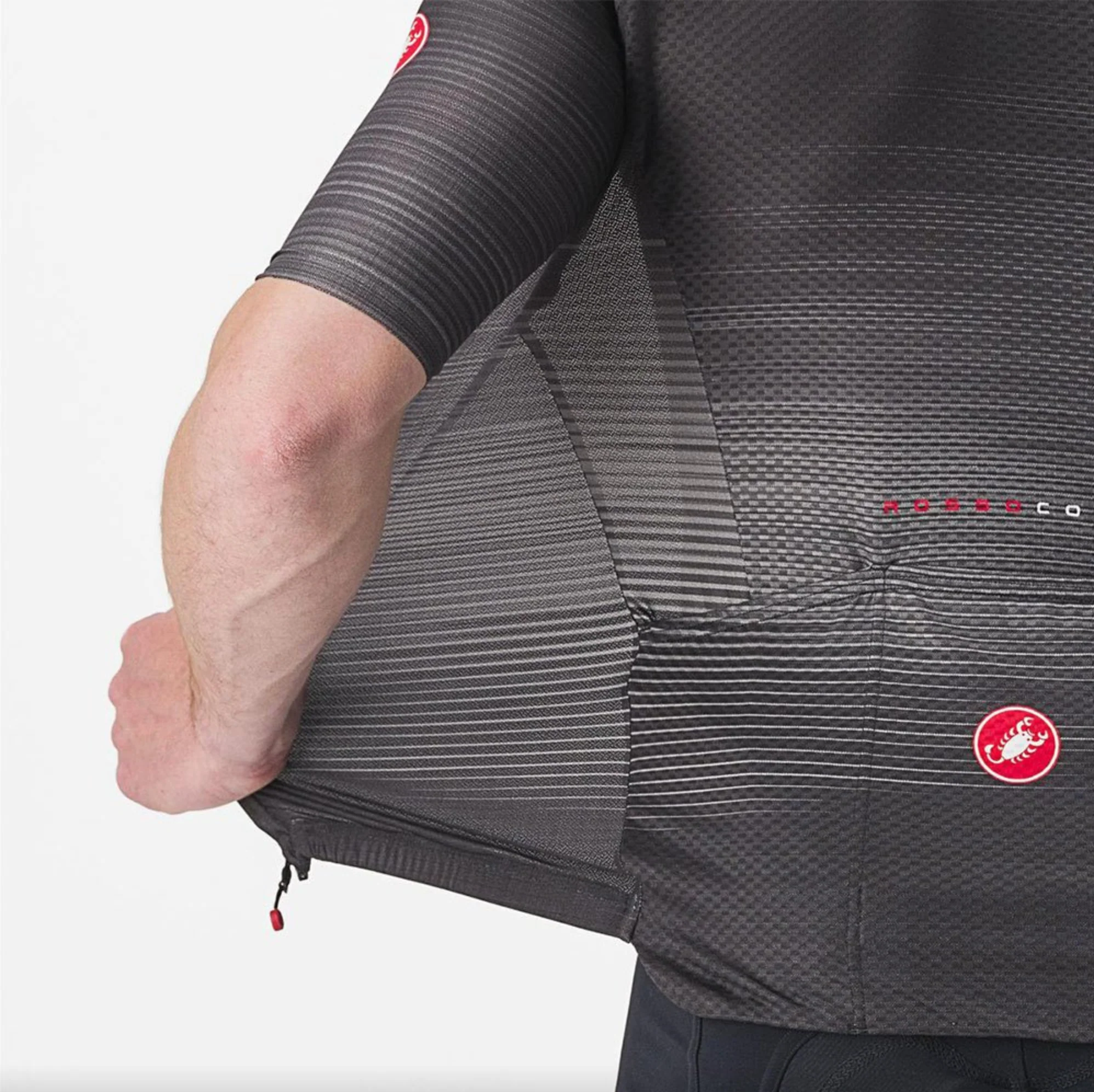 CASTELLI AERO RACE 6.0 JERSEY LIGHT BLACK - Image 4