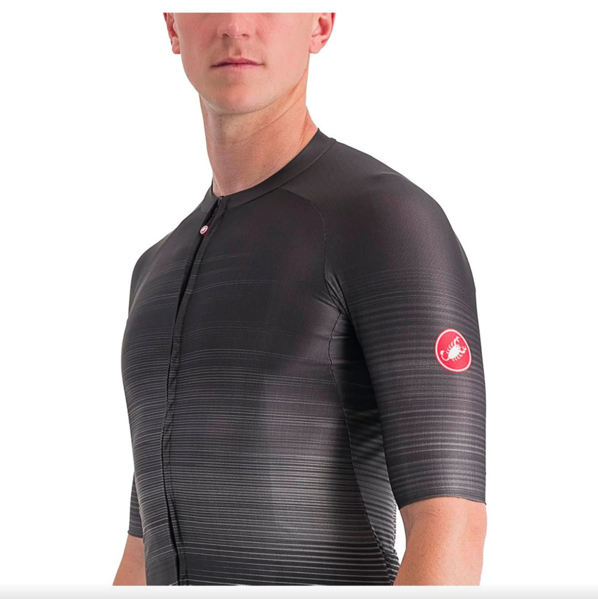 CASTELLI AERO RACE 6.0 JERSEY LIGHT BLACK - Image 5