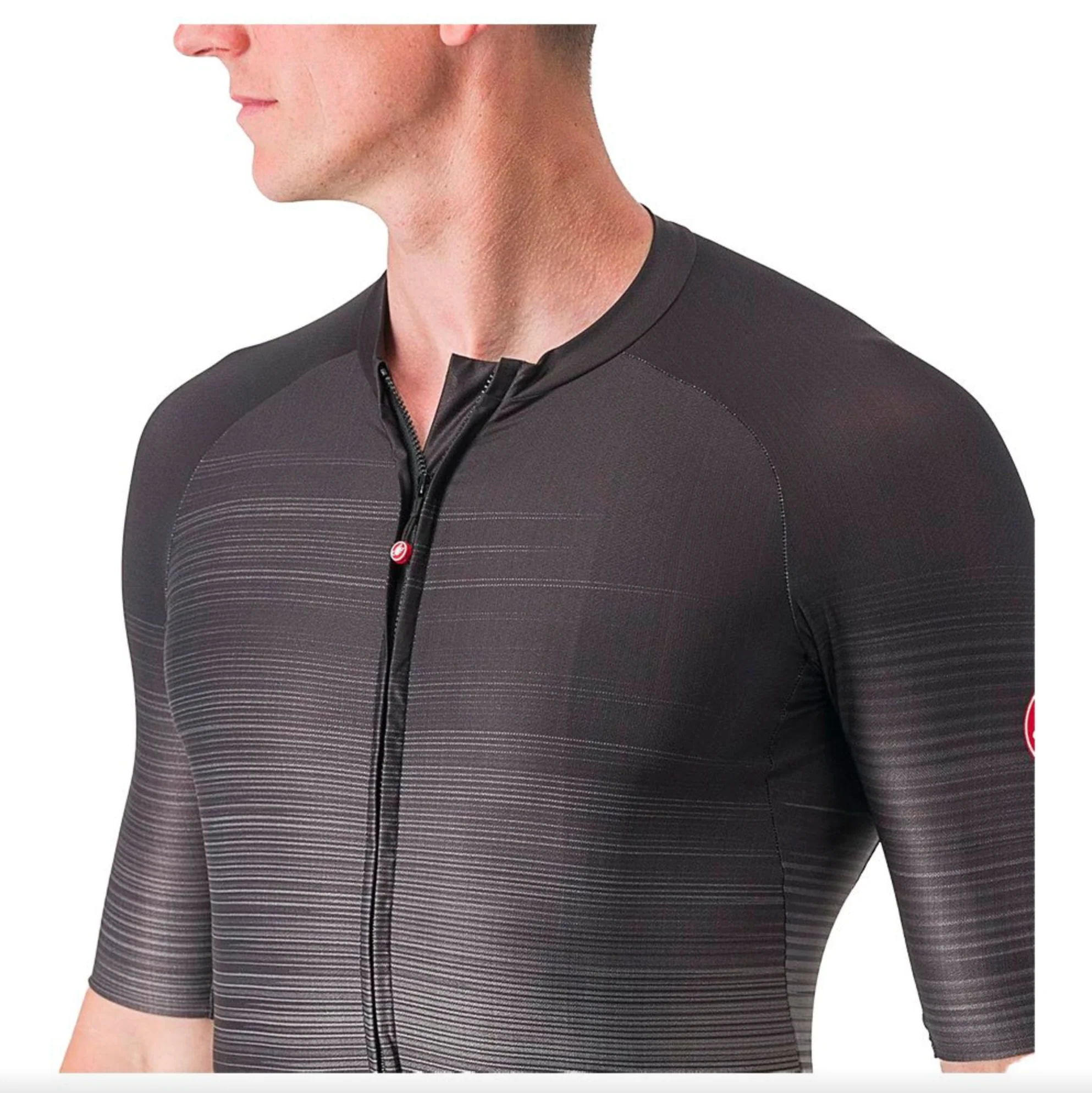 CASTELLI AERO RACE 6.0 JERSEY LIGHT BLACK - Image 6