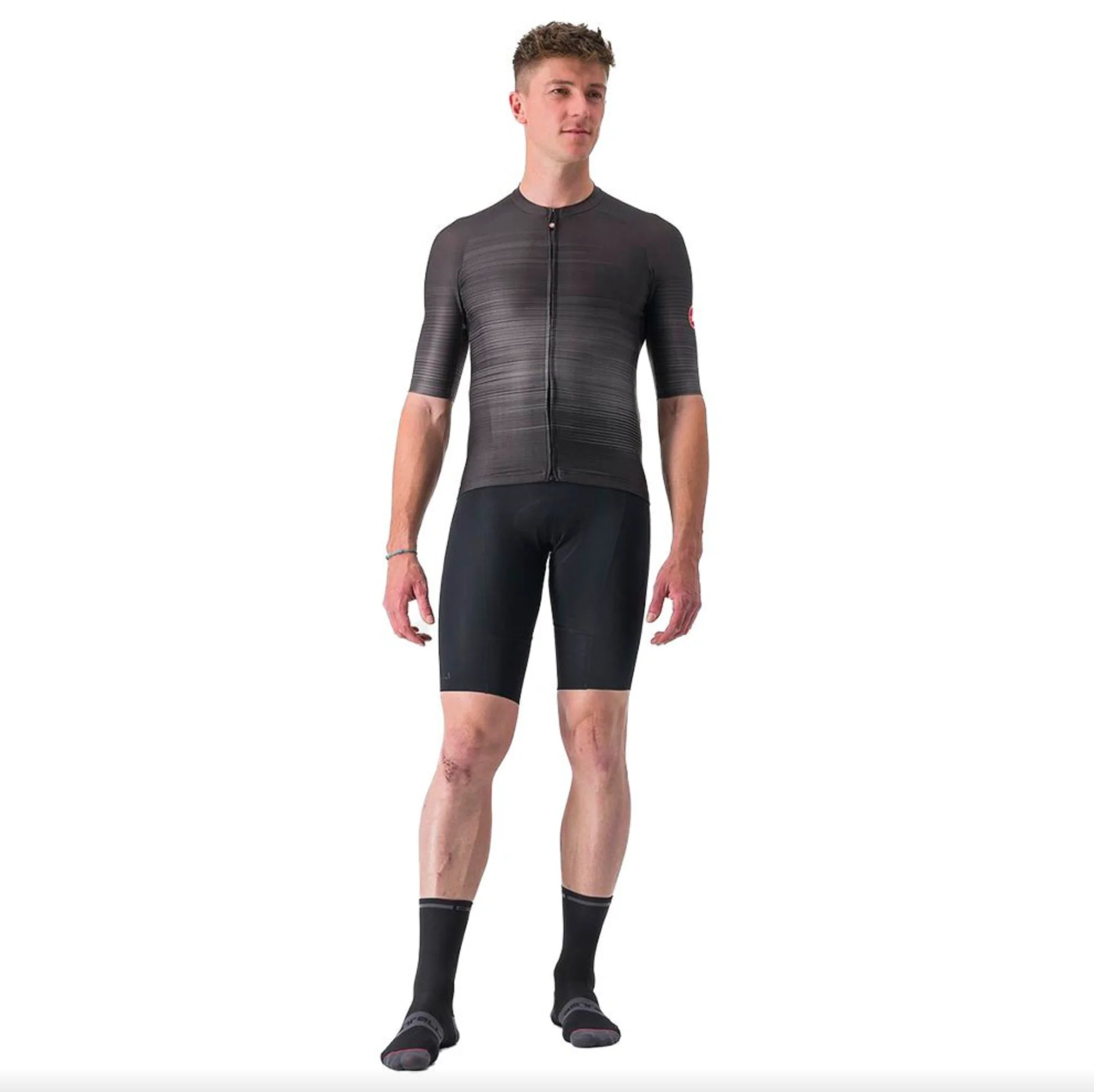 CASTELLI AERO RACE 6.0 JERSEY LIGHT BLACK - Image 7