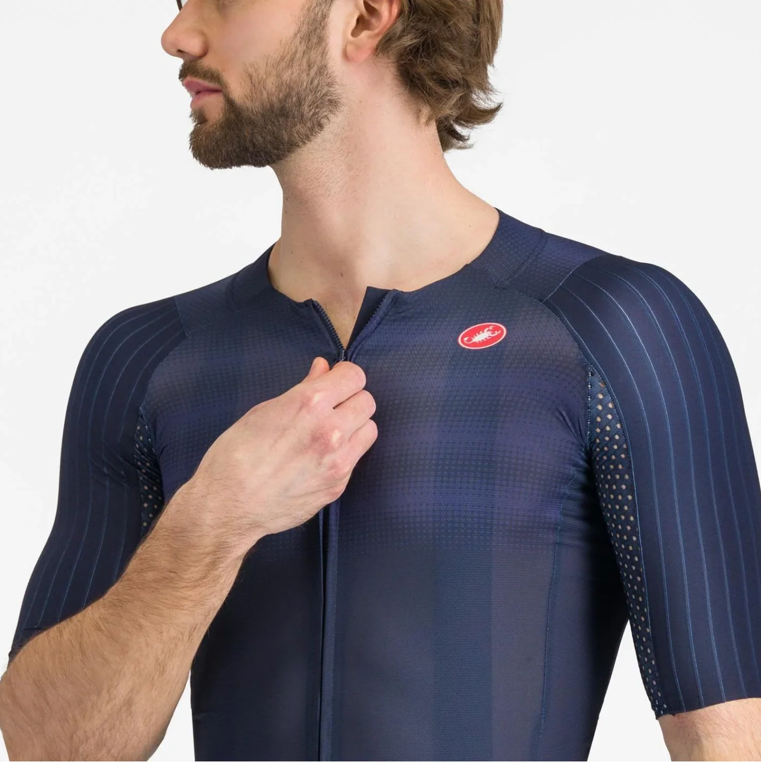 CASTELLI AERO RACE 8S JERSEY BELGIAN BLUE - Image 5