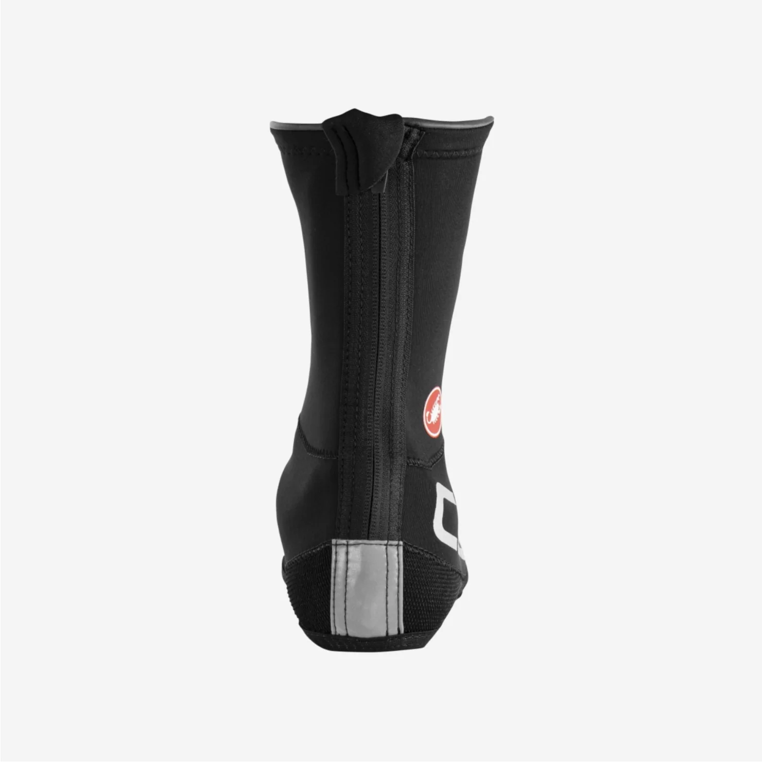 CASTELLI DILUVIO UL SHOECOVER BLACK/SILVER REFLEX - Image 5
