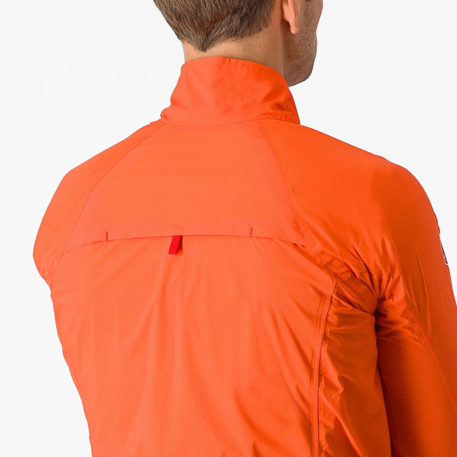 CASTELLI EMERGENCY 2 RAIN JACKET BRILLIANT ORANGE - Image 3