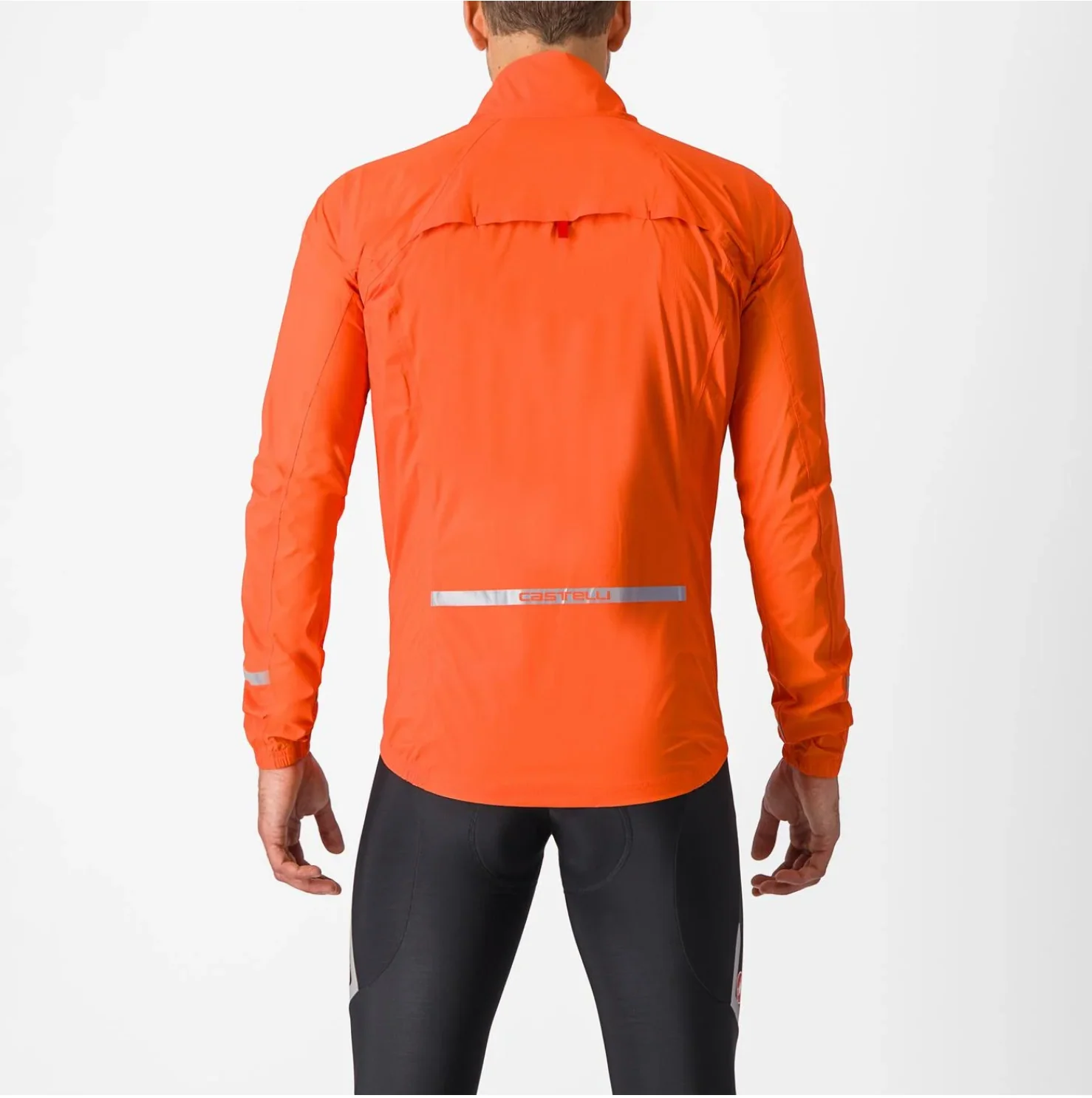 CASTELLI EMERGENCY 2 RAIN JACKET BRILLIANT ORANGE - Image 5