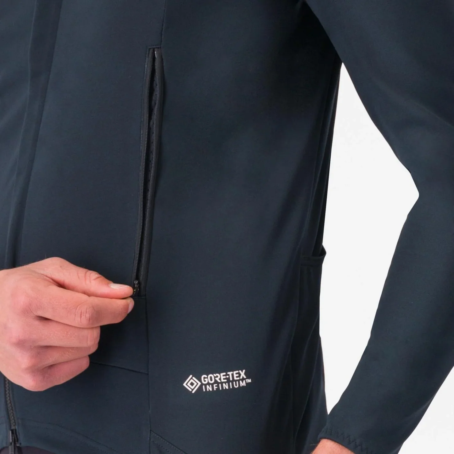 CASTELLI PERFETTO RoS WIND JERSEY LIGHT BLACK - Image 3