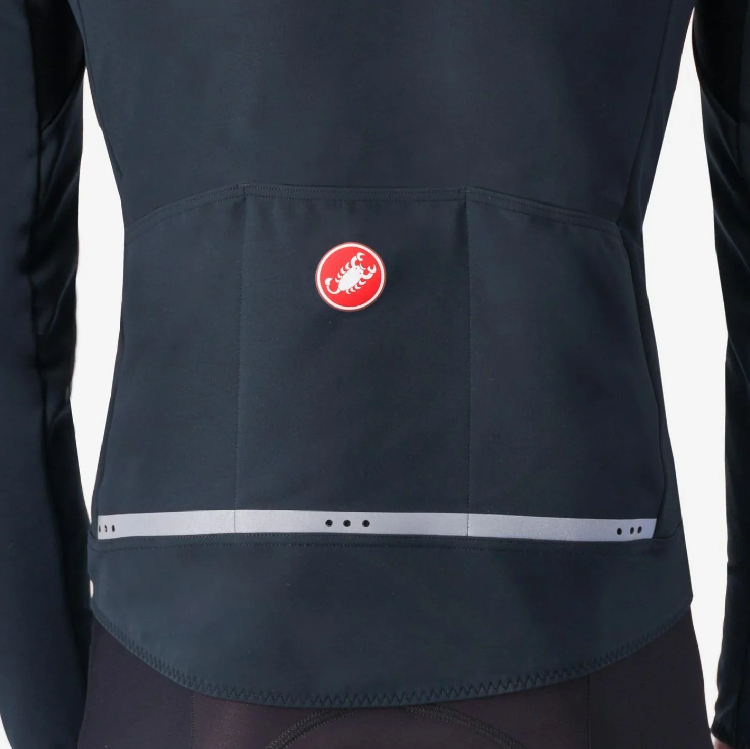 CASTELLI PERFETTO RoS WIND JERSEY LIGHT BLACK - Image 5