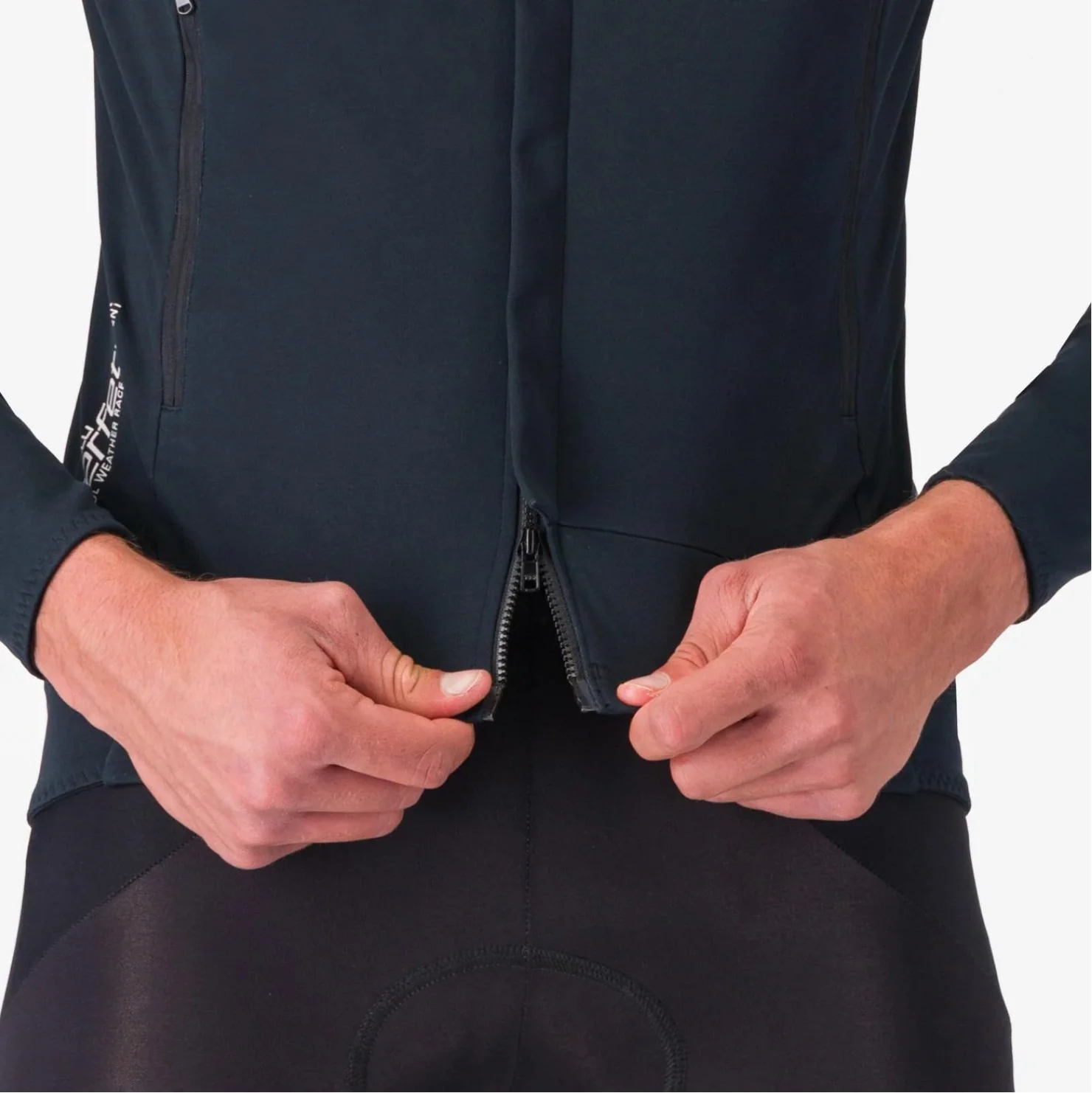 CASTELLI PERFETTO RoS WIND JERSEY LIGHT BLACK - Image 6