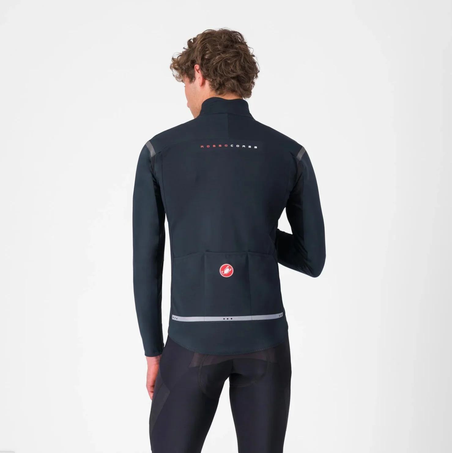 CASTELLI PERFETTO RoS WIND JERSEY LIGHT BLACK - Image 7