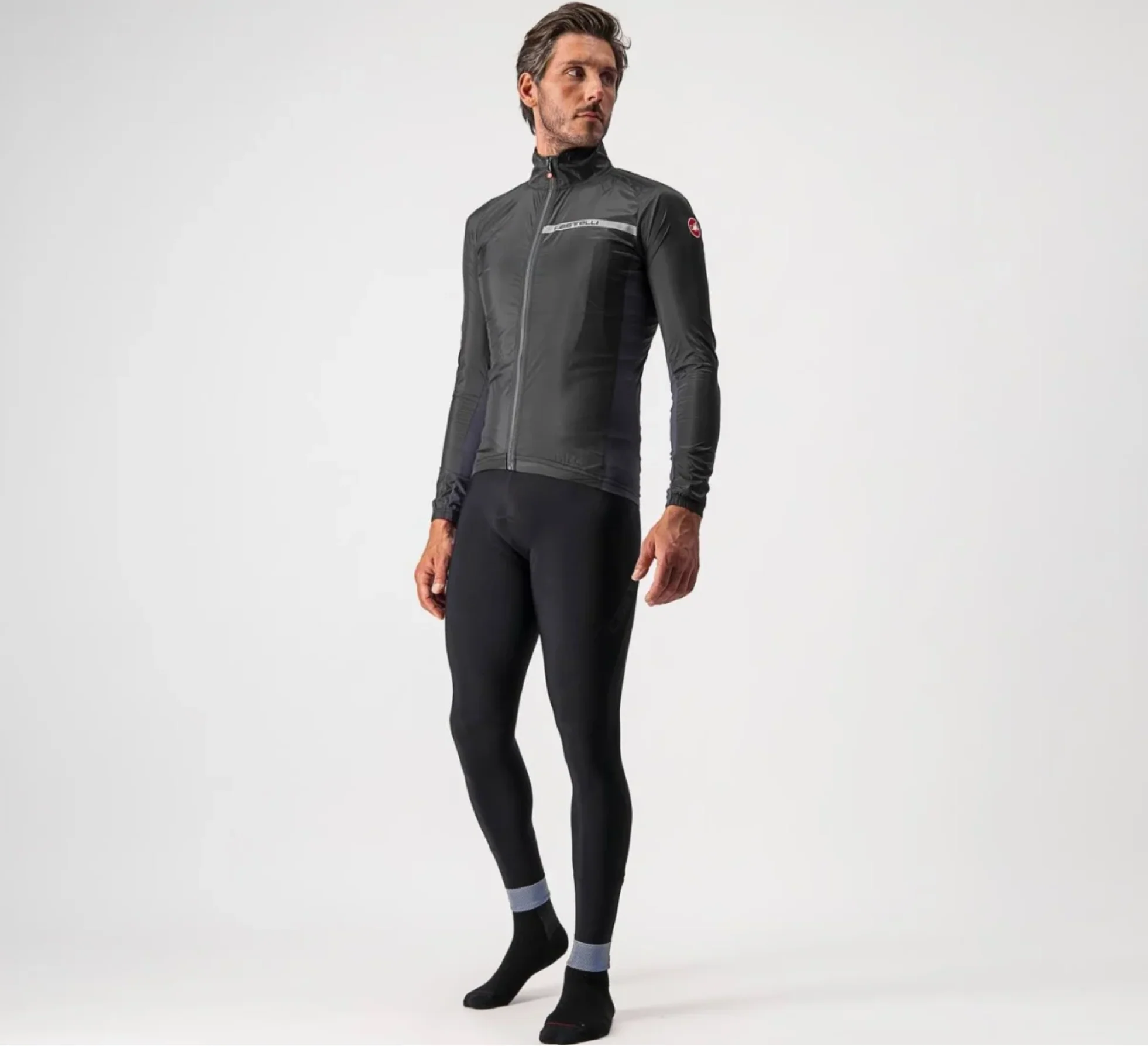 CASTELLI SQUADRA STRETCH JACKET LIGHT BLACK - Image 6