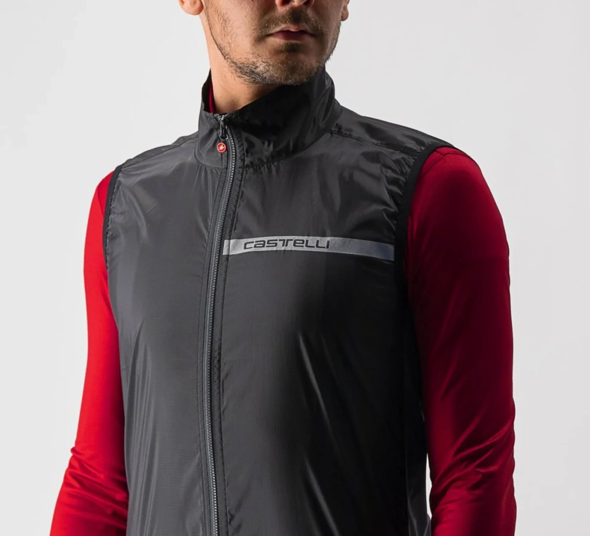 CASTELLI SQUADRA STRETCH VEST LIGHT BLACK - Image 5
