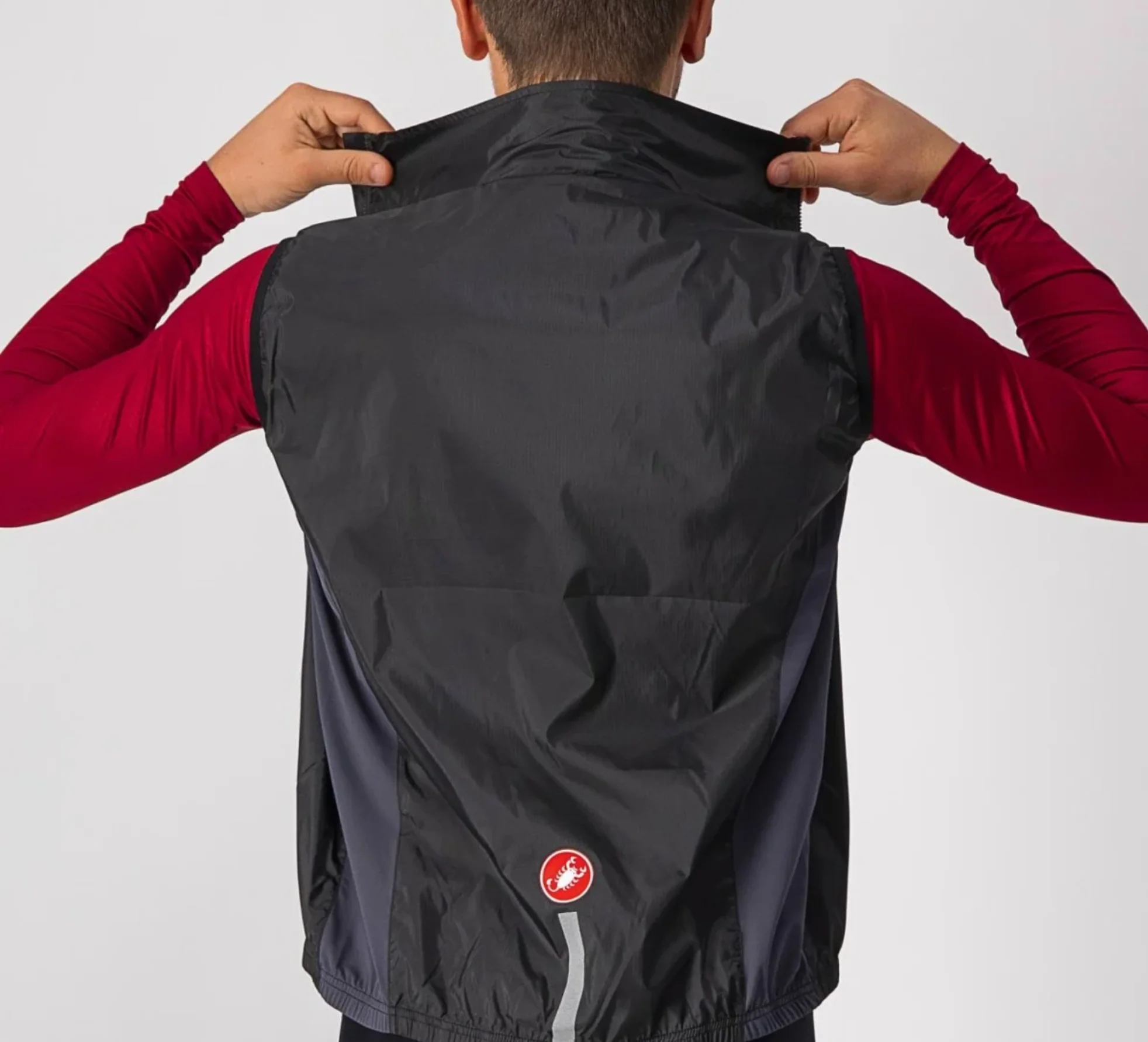 CASTELLI SQUADRA STRETCH VEST LIGHT BLACK - Image 6