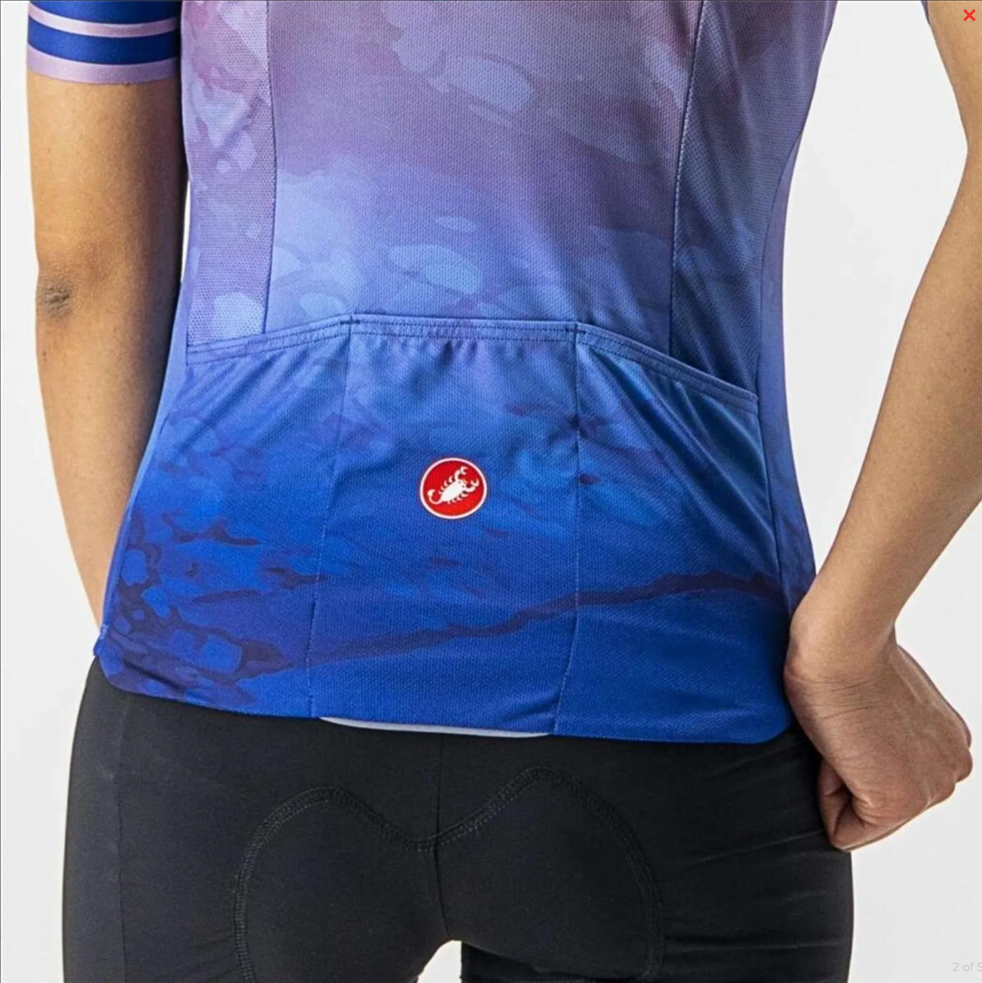 CASTELLI W'S MARMO JERSEY MULTICOLOUR AMETHYST - Image 3