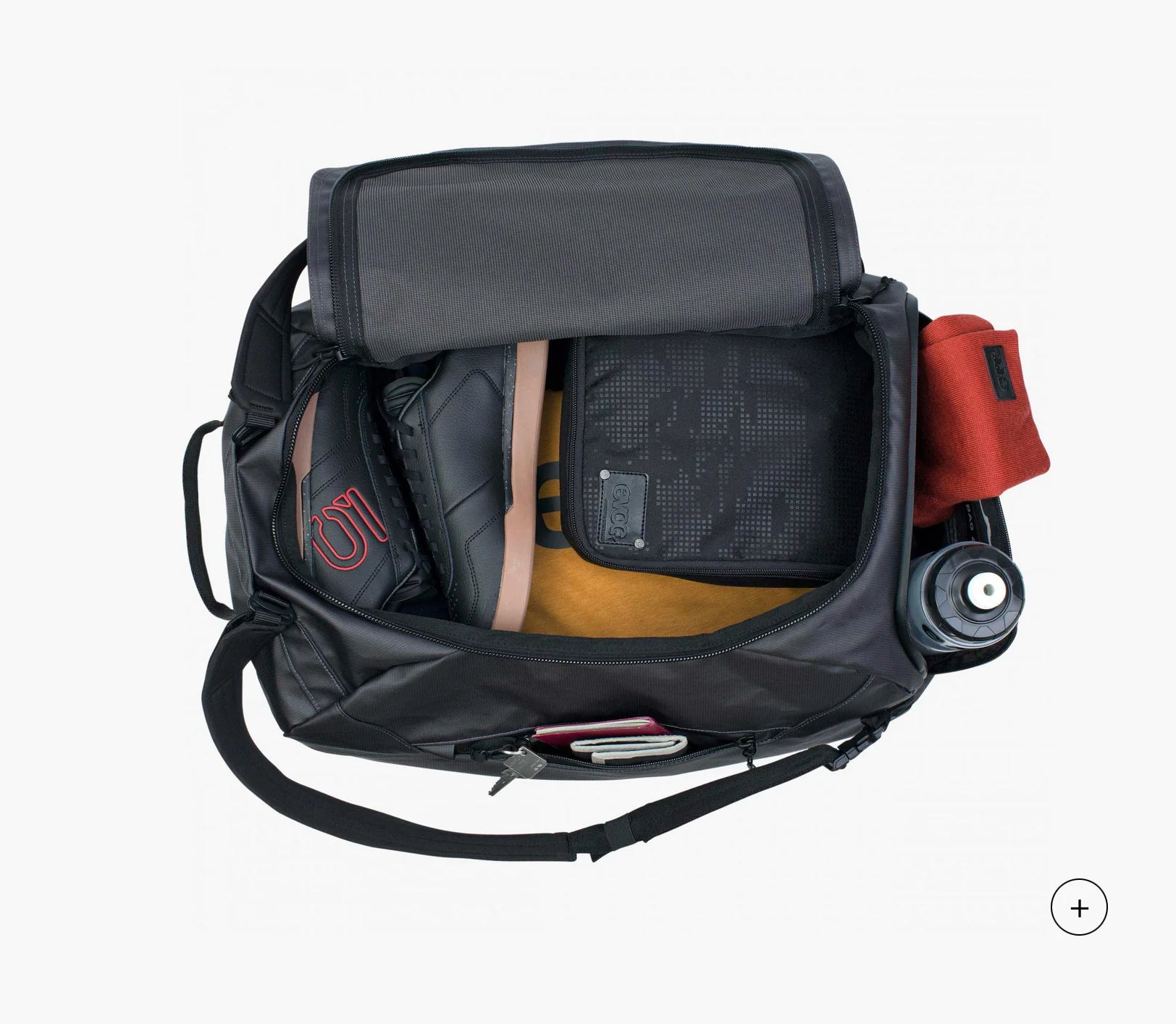 EVOC DUFFLE BAG 40L - CARBON GREY - Image 3