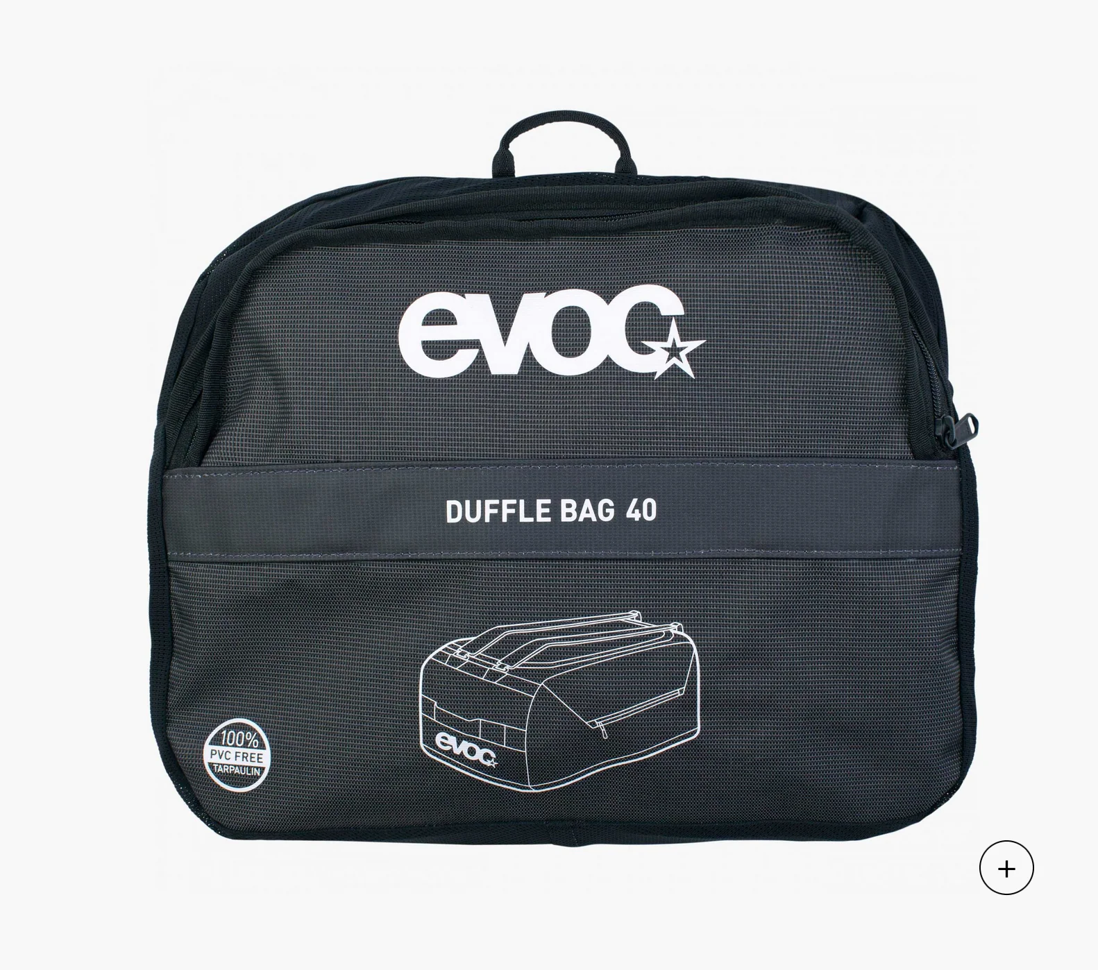 EVOC DUFFLE BAG 40L - CARBON GREY - Image 4
