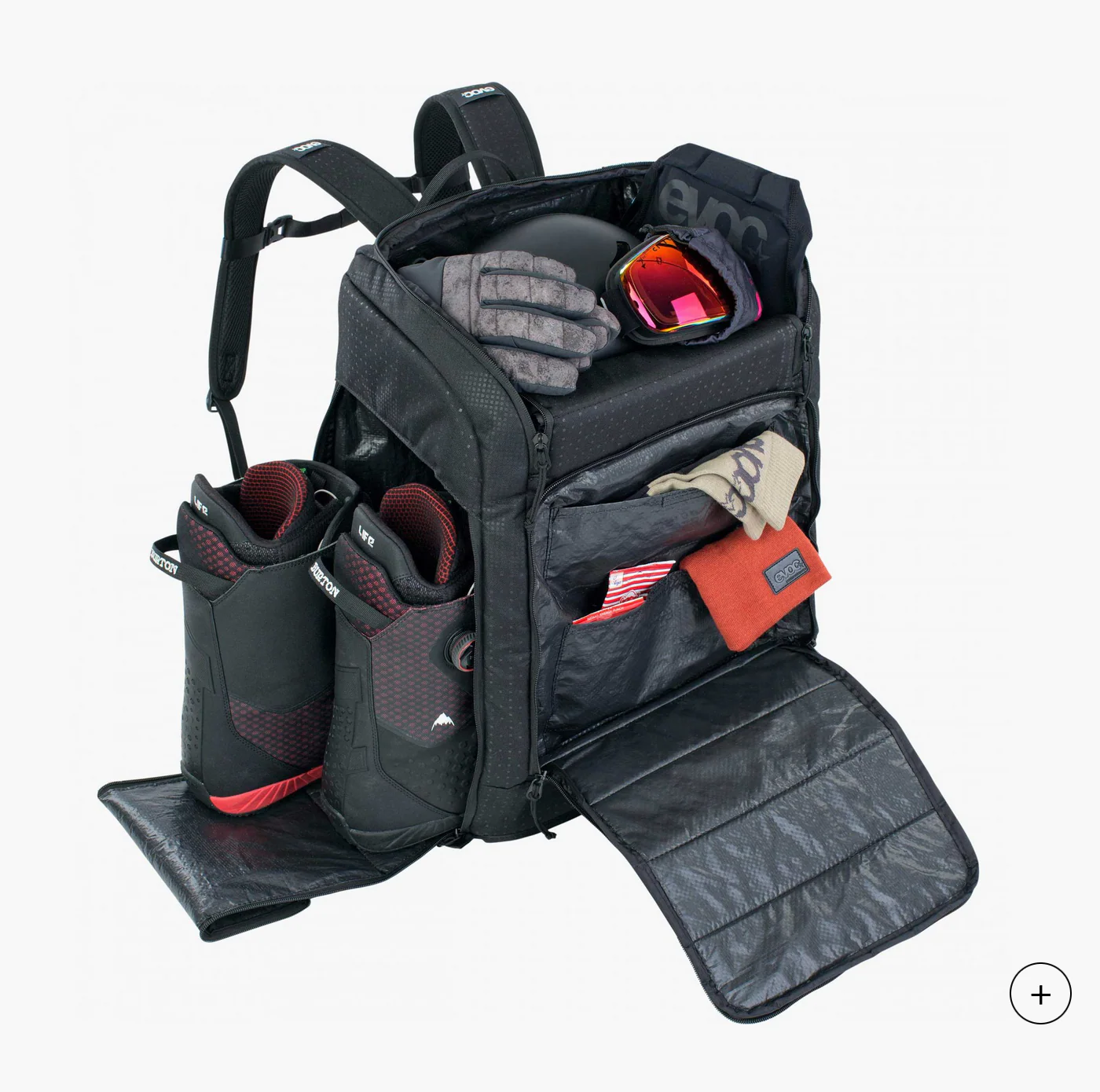 EVOC GEAR BACKPACK 60L - BLACK - Image 2