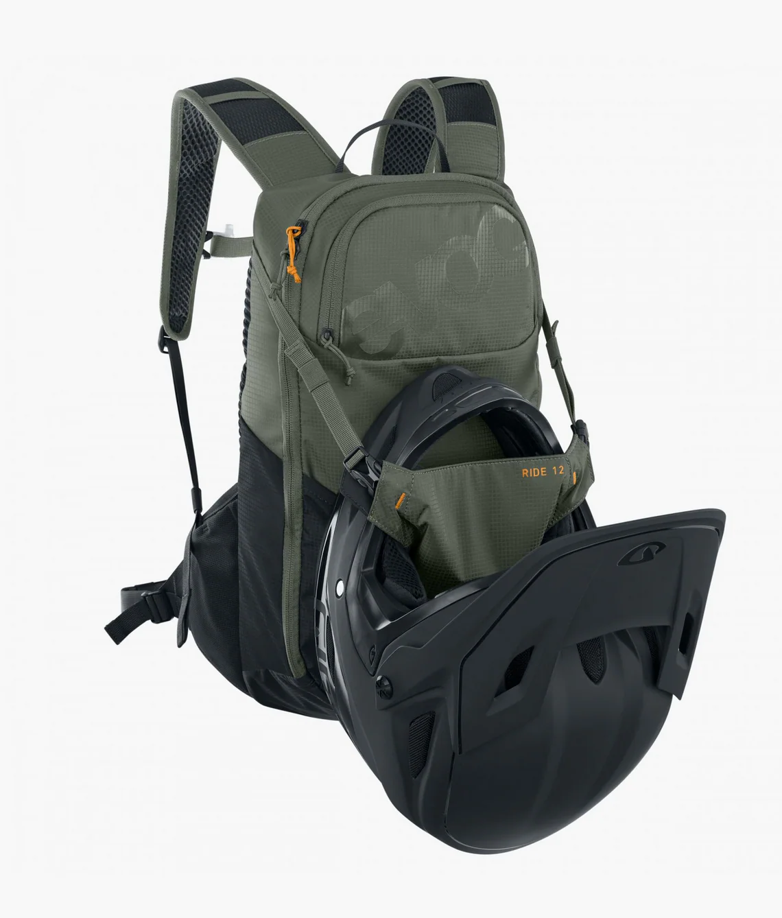 EVOC RIDE 12 HYDRO BLADDER BACKPACK DARK OLIVE - 12L + 2L - Image 5