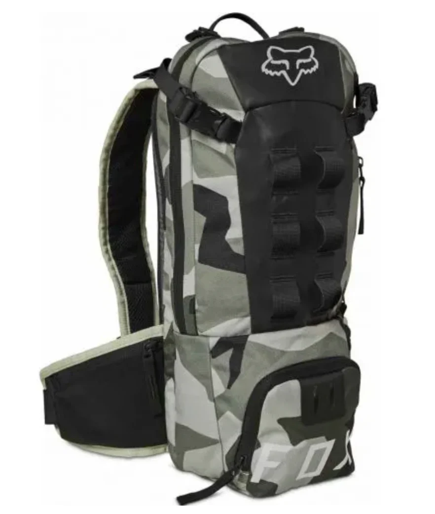 FOX UTILITY HYDRATION PACK GREEN CAMO - MEDIUM (10L)