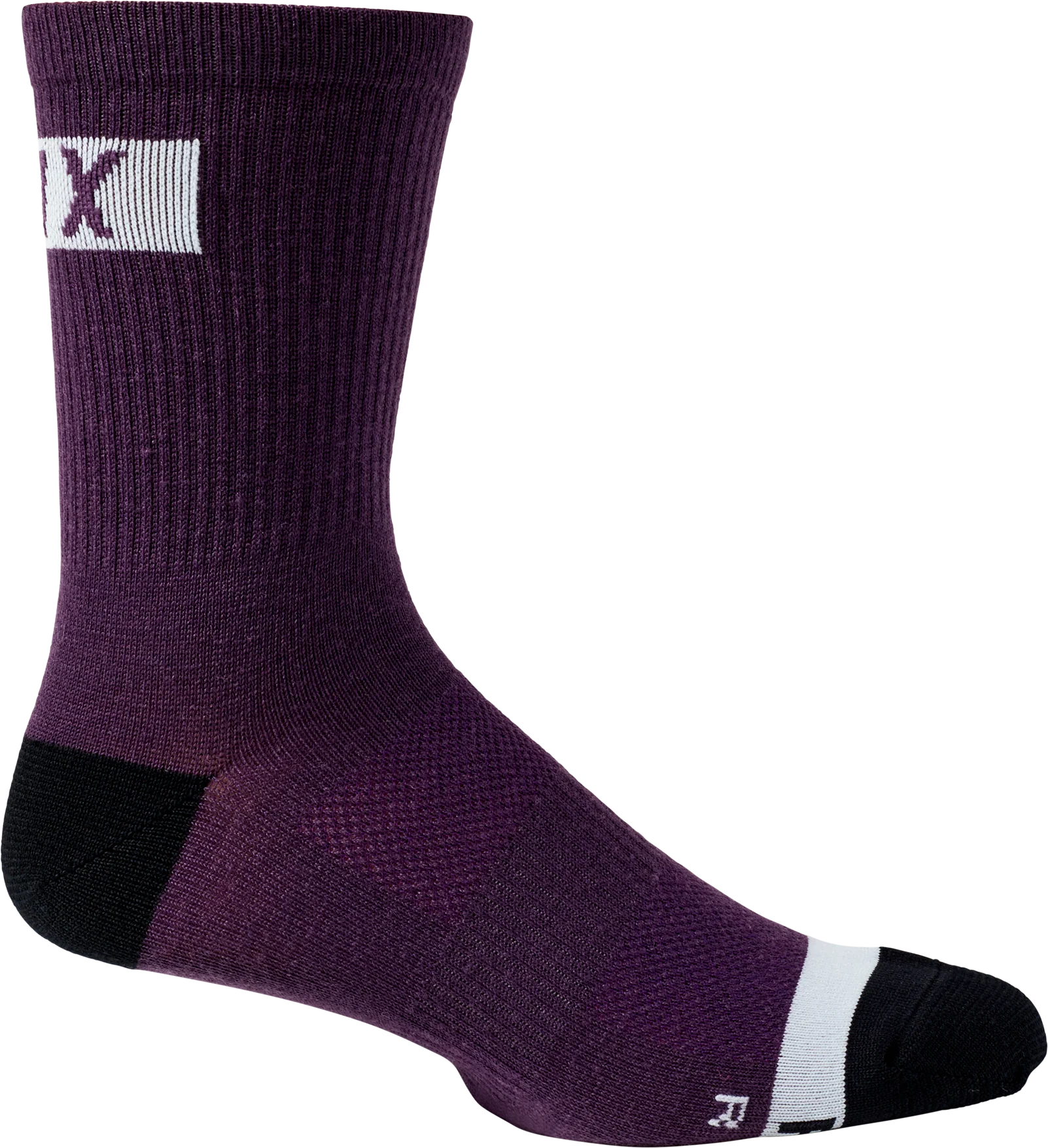 FOX 2021 6" FLEXAIR MERINO SOCK DARK PURPLE - S/M