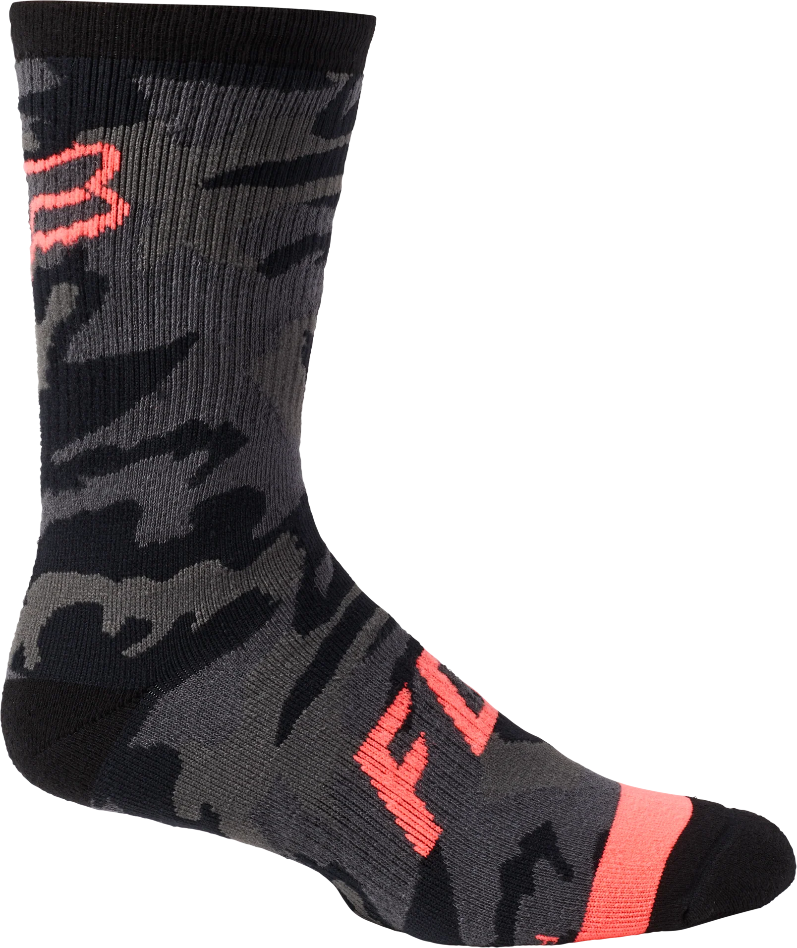 FOX 2021 8" DEFEND SOCK BLACK CAMO