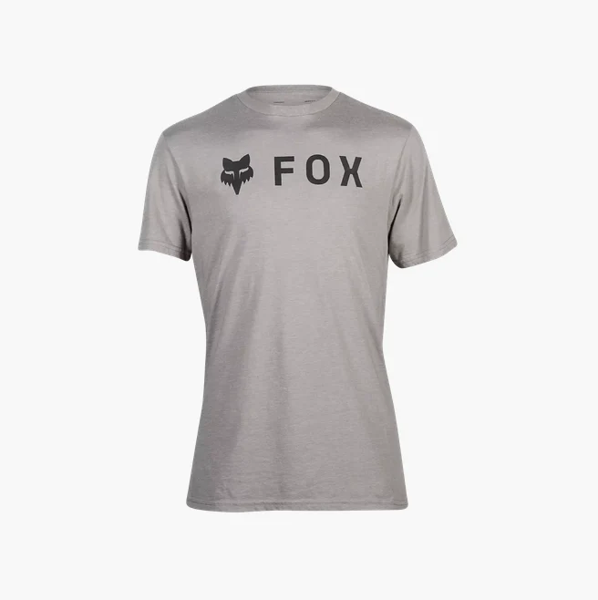 FOX 2025 ABSOLUTE SS PREM TEE HEATHER GRAPHITE