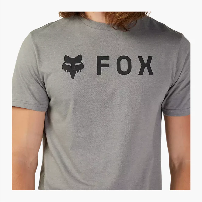 FOX 2025 ABSOLUTE SS PREM TEE HEATHER GRAPHITE - Image 4