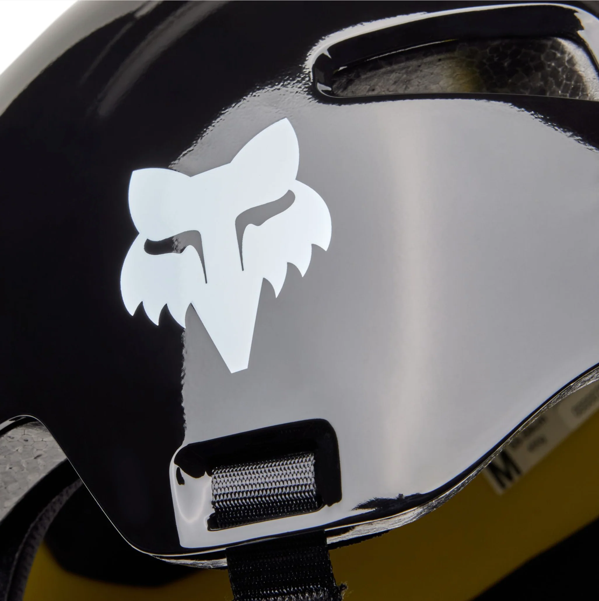 FOX 2025 FLIGHT HELMET SOLID BLACK - Image 6