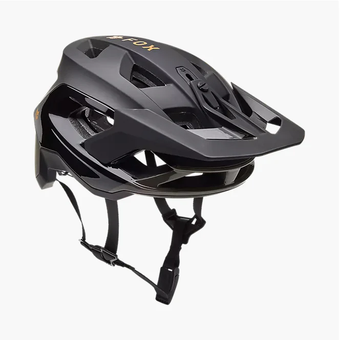 FOX 2025 SPEEDFRAME PRO BACKFADE HELMET BLACK - Image 5