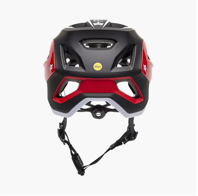 FOX 2025 SPEEDFRAME PRO DEFY HELMET FLO RED - MEDIUM - Image 3