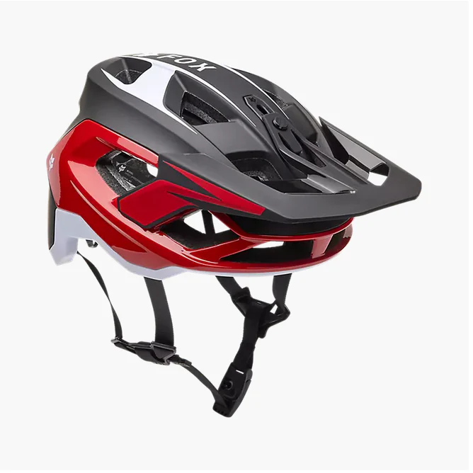 FOX 2025 SPEEDFRAME PRO DEFY HELMET FLO RED - MEDIUM - Image 5