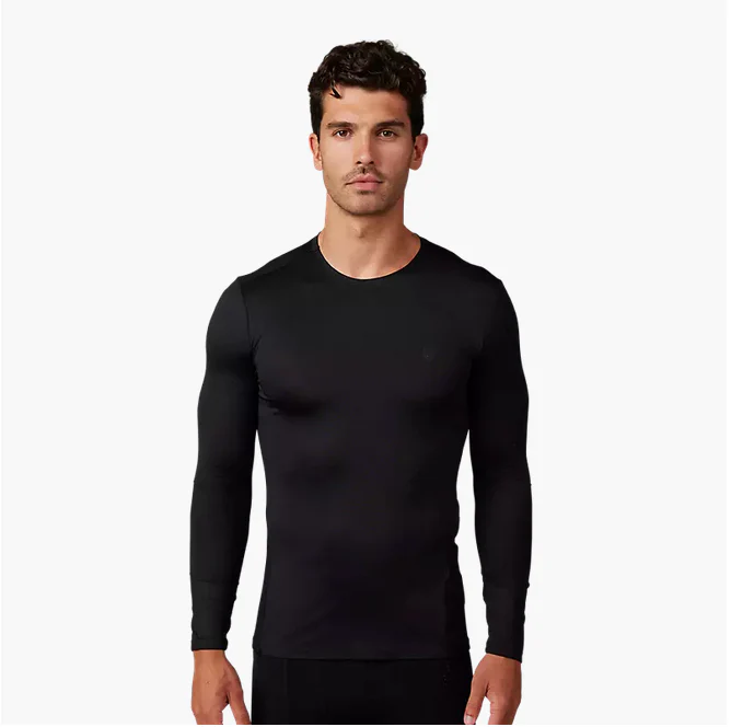 FOX 2026 TECBASE LS SHIRT BLACK