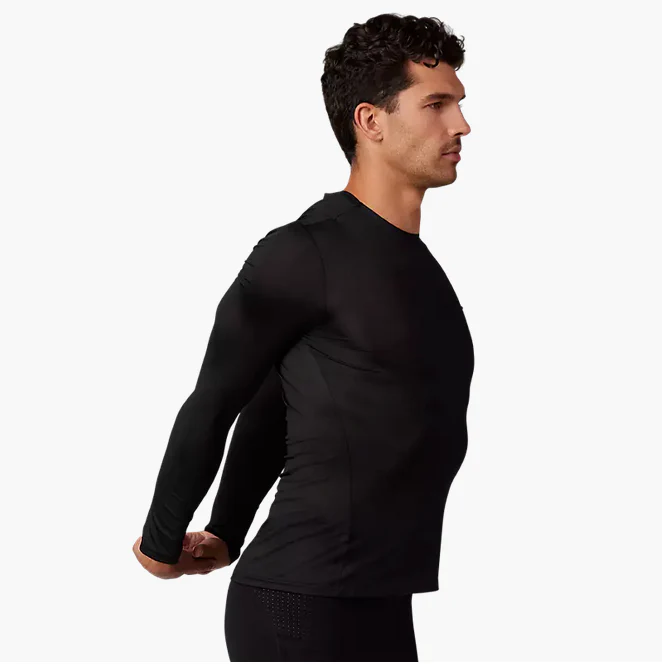 FOX 2026 TECBASE LS SHIRT BLACK - Image 4