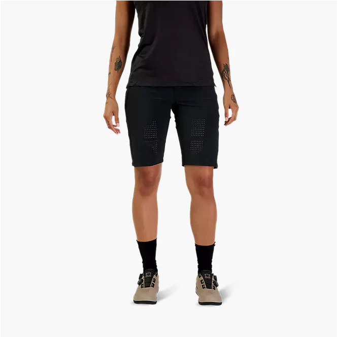 FOX 2025 WOMEN'S FLEXAIR SHORT BLACK - Image 5