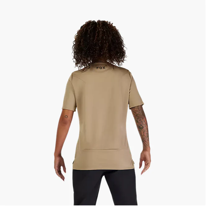 FOX 2025 WOMEN'S RANGER SS JERSEY FOX HEAD SAND - Image 5