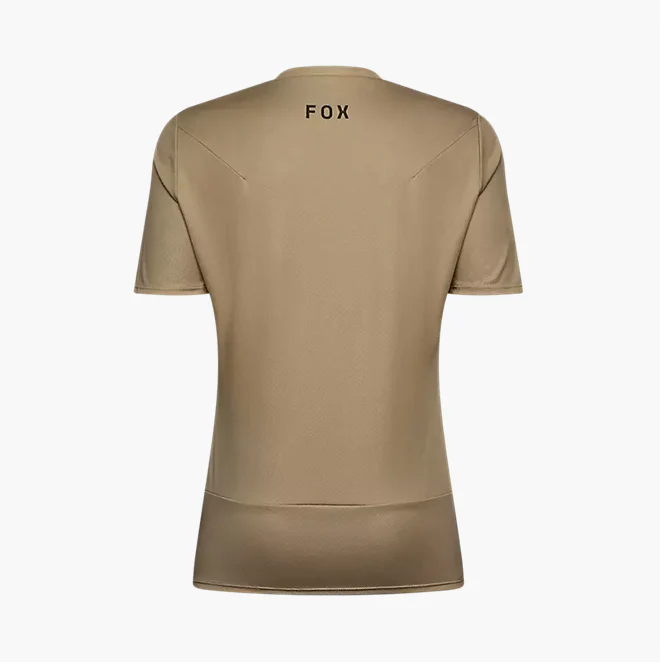 FOX 2025 WOMEN'S RANGER SS JERSEY FOX HEAD SAND - Image 7