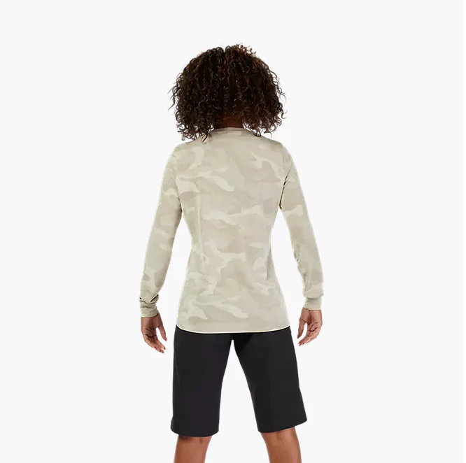 FOX 2025 WOMEN'S RANGER TRU DRI LS JERSEY CREAM - Image 3