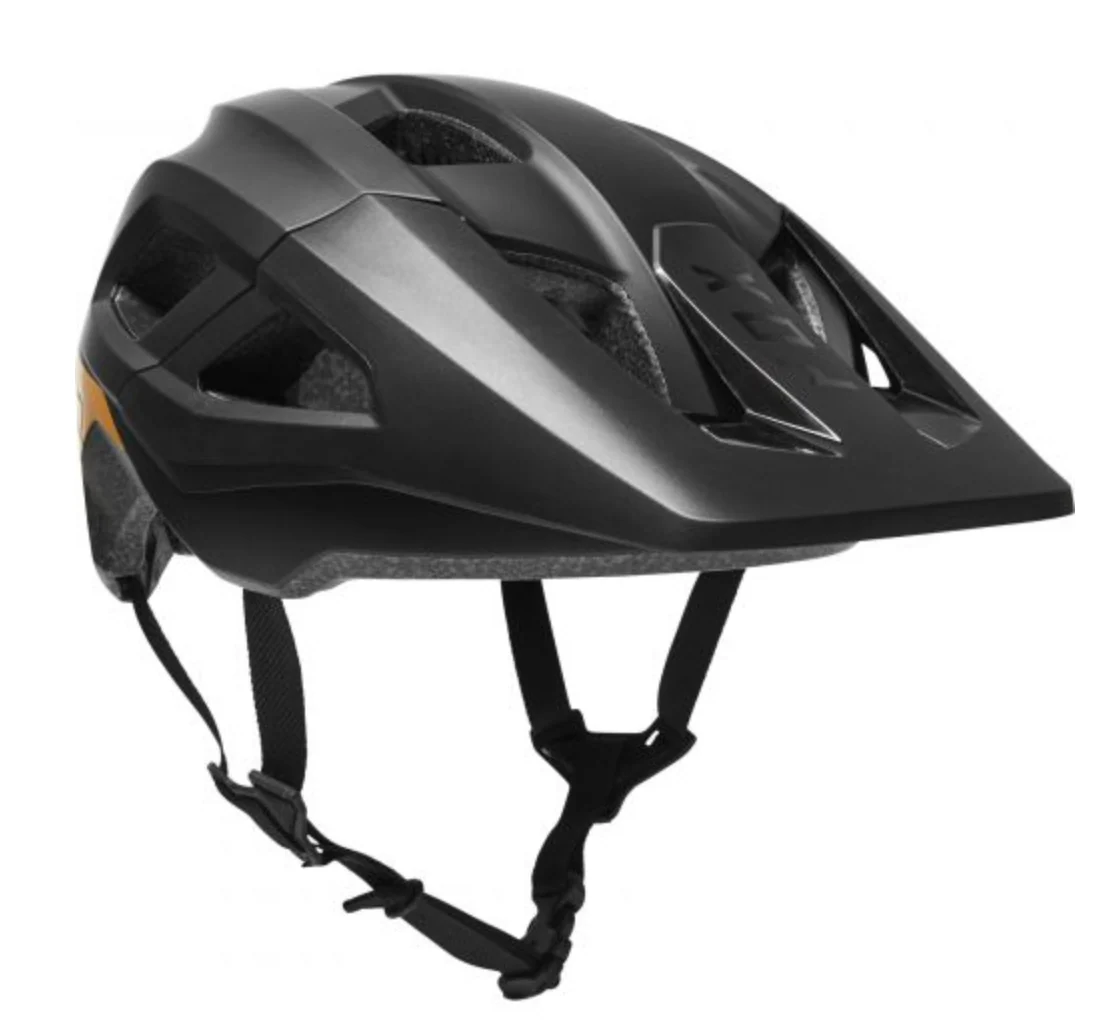 FOX YOUTH MAINFRAME HELMET BLACK/GOLD - OS