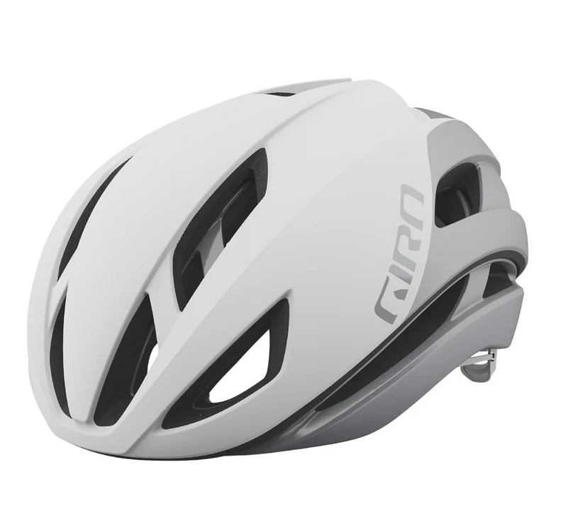 GIRO ECLIPSE SPHERICAL AERO HELMET WHITE/SILVER