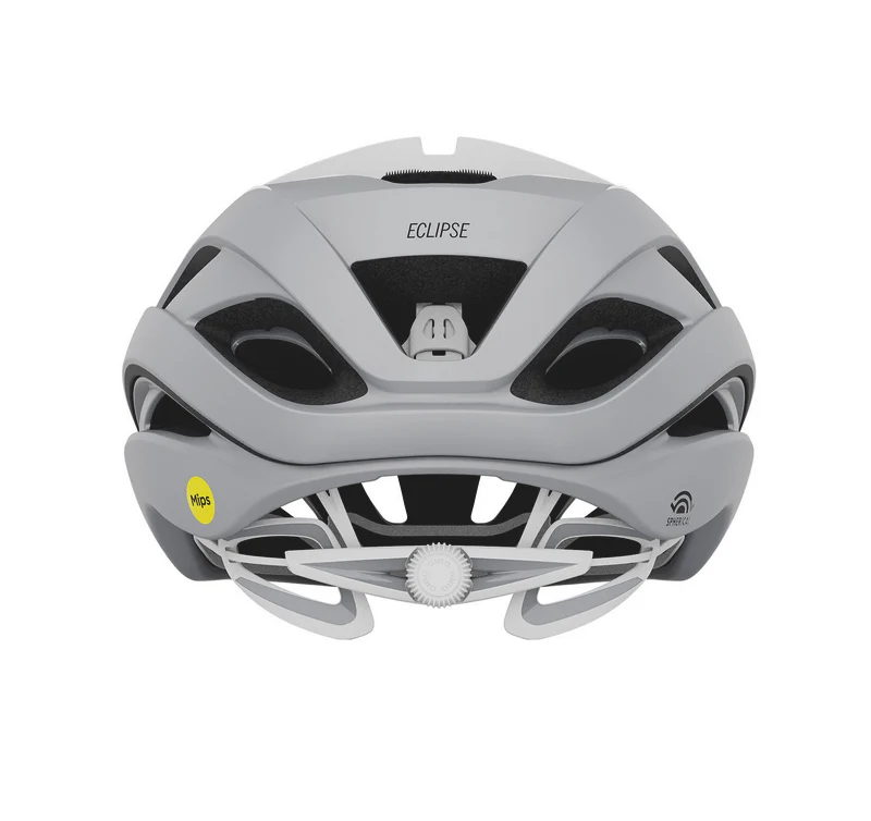GIRO ECLIPSE SPHERICAL AERO HELMET WHITE/SILVER - Image 3