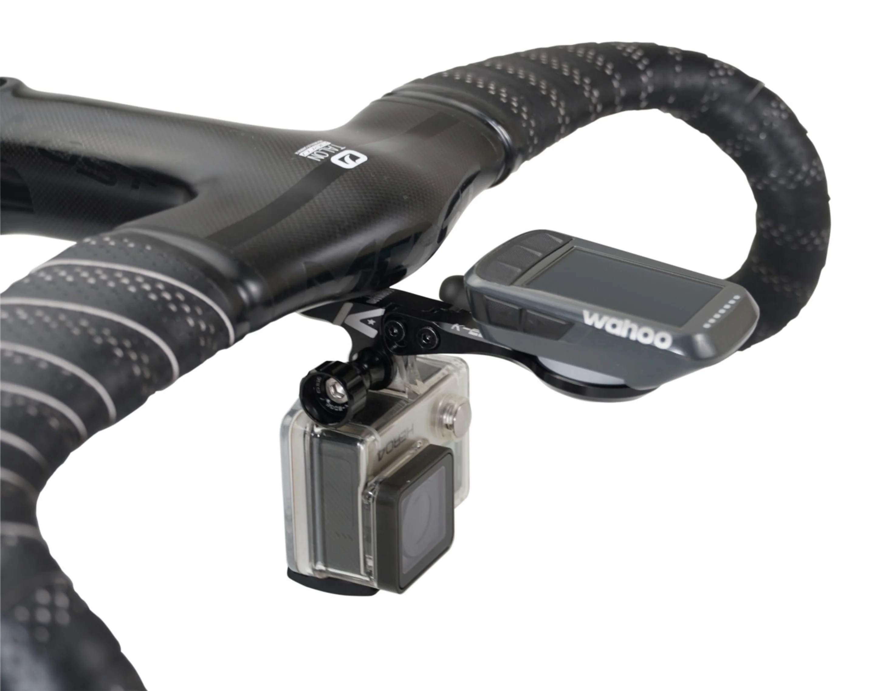 K-EDGE WAHOO INTEGRATED HANDLEBAR SYSTEM MOUNTS COMBO - BLACK - Image 2