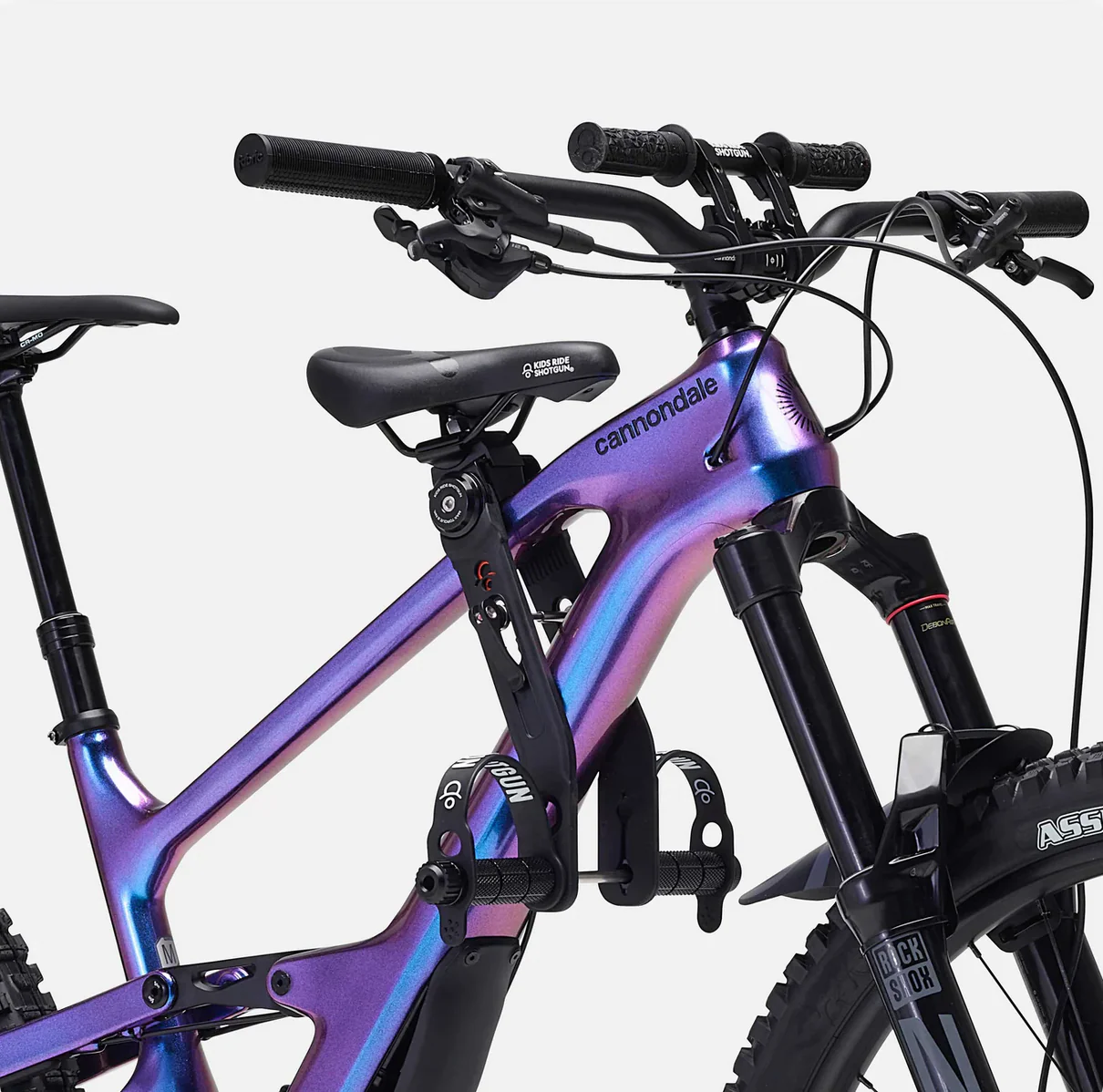 KIDS RIDE SHOTGUN 2.0 SEAT HANDLEBAR COMBO BLACK