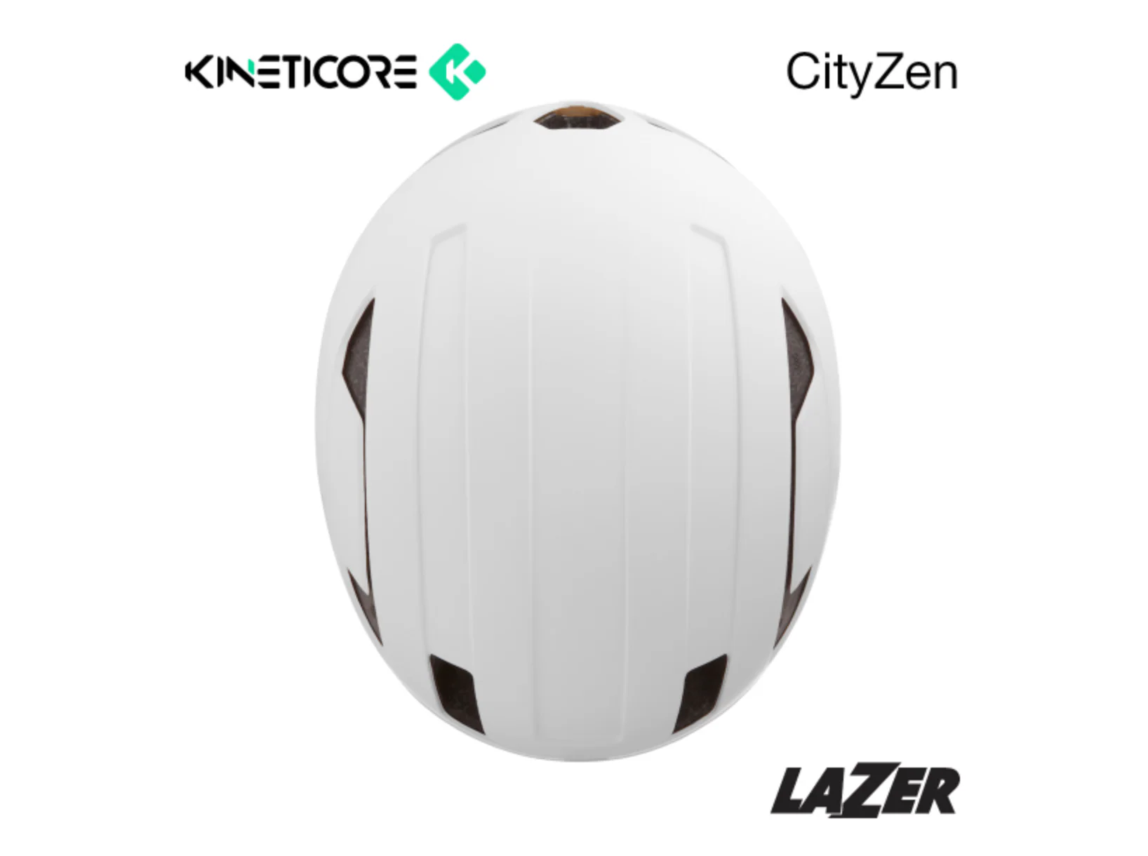 LAZER CITYZEN KINETICORE HELMET MATTE WHITE - Image 5
